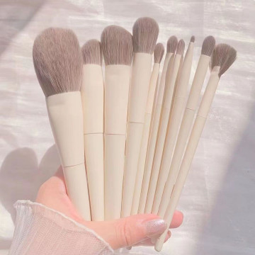 FLD Candy Make-up Brushes Set Face Foundation Prášok Očné tiene Obočie Zvýraznenie Kabuki Miešanie štetca Kozmetické nástroje