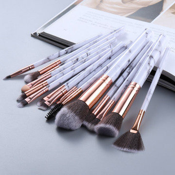 KOSMETYKI 5-15Pcs Maquillage Pinceaux Ensemble d’outils Cosmétique Poudre Ombre à Paupières Fondation Blush Mélange Beauté Maqui