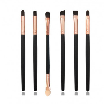 Pennello per trucco 6pcs Eye Eyeliner Ombretto Sopracciglio Lip Beauty Makeup Tools Strumenti di fondazione economici Beauty Des