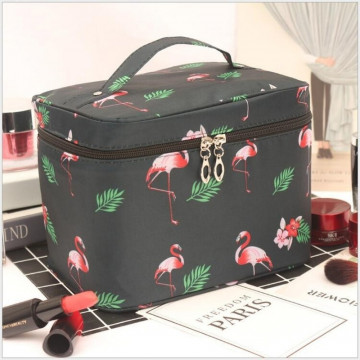 Reise wasserdicht tragbare Frauen Make-up Tasche hohe Kapazität Toilettenartikel Organizer Lagerung Kosmetik Koffer Reißverschlu